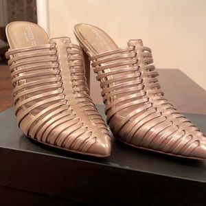 Brand new high heel mules.